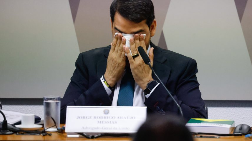 Jorge Messias, atual AGU, teve seu nome recusado ao STF no Senado
