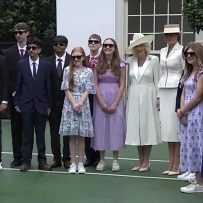 Melania e Camilla discutem tecnologia com estudantes na Casa Branca
