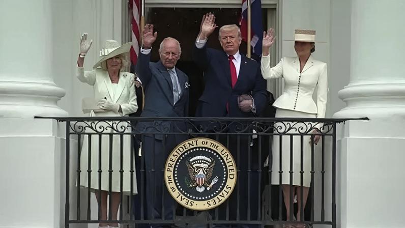 Rei Charles e rainha Camilla em visita à Casa Branca
