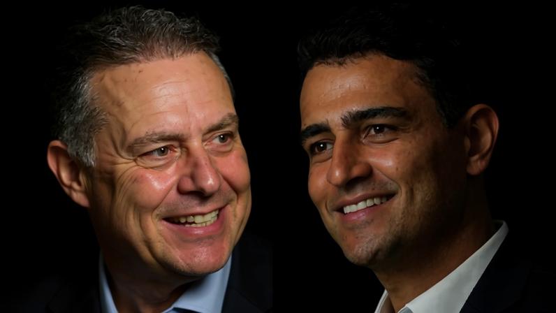 O ministro Renan Filho (MDB) e o prefeito de Maceió, JHC (PL), que podem ser candidatos ao governo estadual