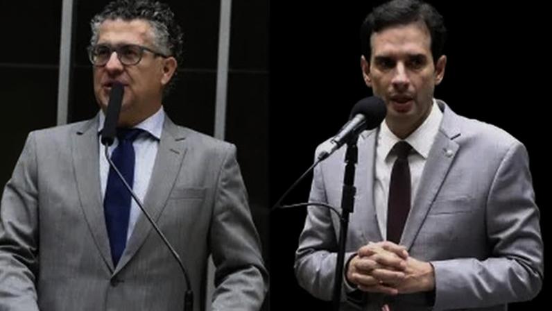Os deputados federais Alencar Santana (PT-SP) e Leo Prates (Republicanos-BA)