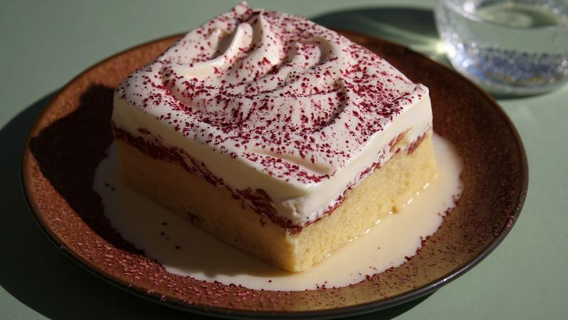 Receita de Rhubarb Tres Leches é destaque entre sobremesas