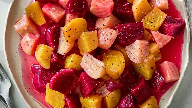 Beterrabas assadas em calda de gengibre: receita destacada