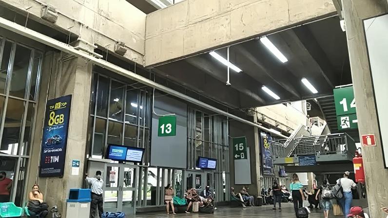 Rodoviária Tietê, em São Paulo.
