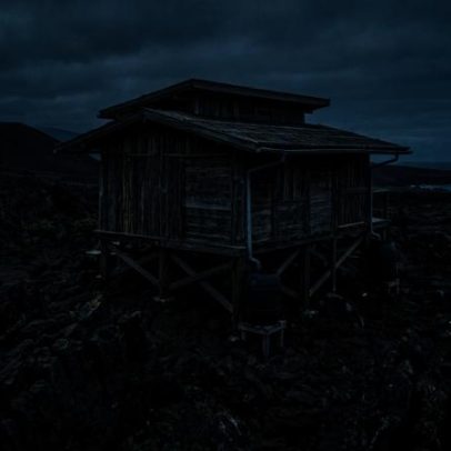 Homem fica 100 dias isolado em ilha vulcânica, cabana com técnica japonesa antiga