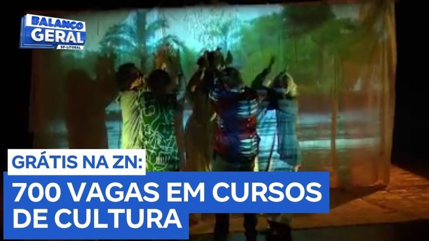 ZN de Santos oferece 700 vagas em oficinas de música, dança e teatro