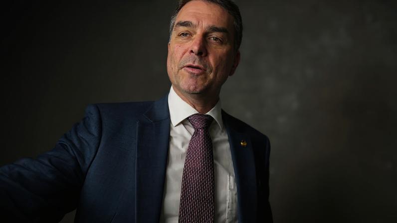 Senador Flávio Bolsonaro - (Hugo Marques/VEJA)