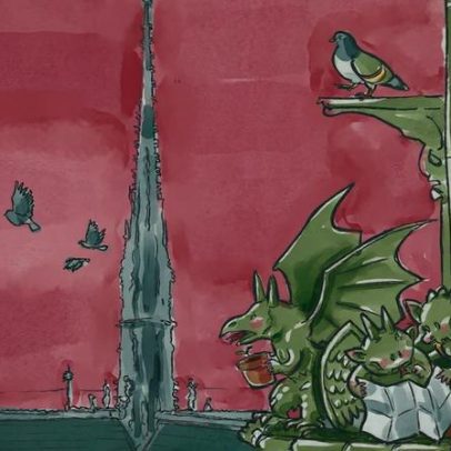 Por que construções antigas têm gárgulas?