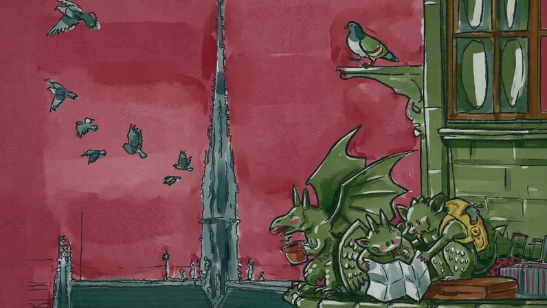 Por que construções antigas têm gárgulas?