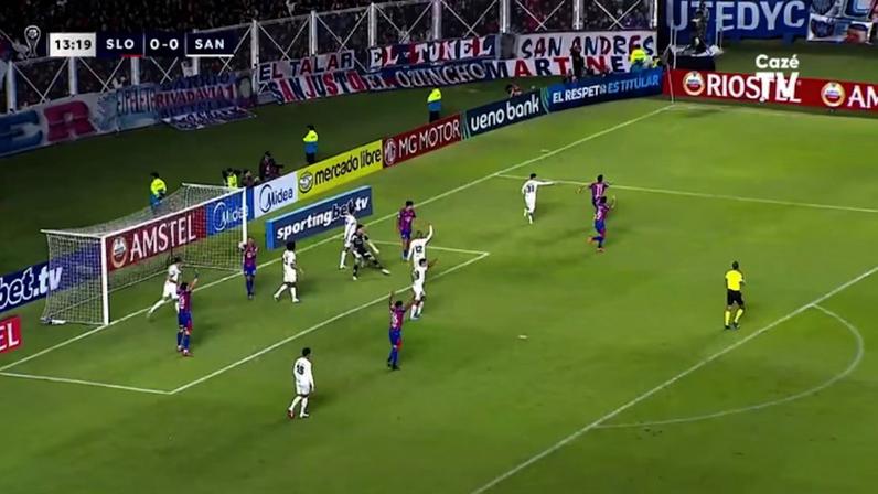 San Lorenzo e Santos empatam 1 a 1 pela Sudamericana