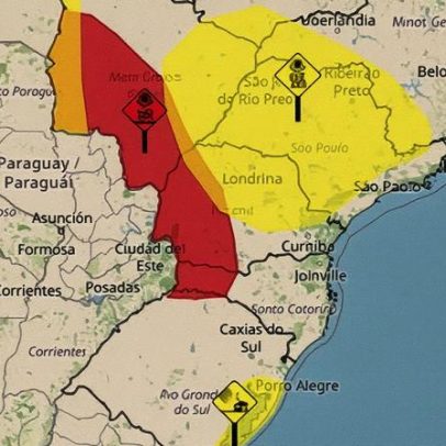 Região Sul enfrenta alertas de baixa umidade, vendaval e onda de calor
