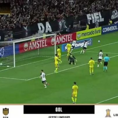 Lingard recebe assistência de Yuri Alberto e marca o segundo pelo Corinthians