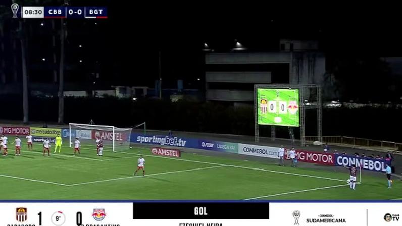 Bragantino falha na marcação e Carabobo vence na Sudamericana