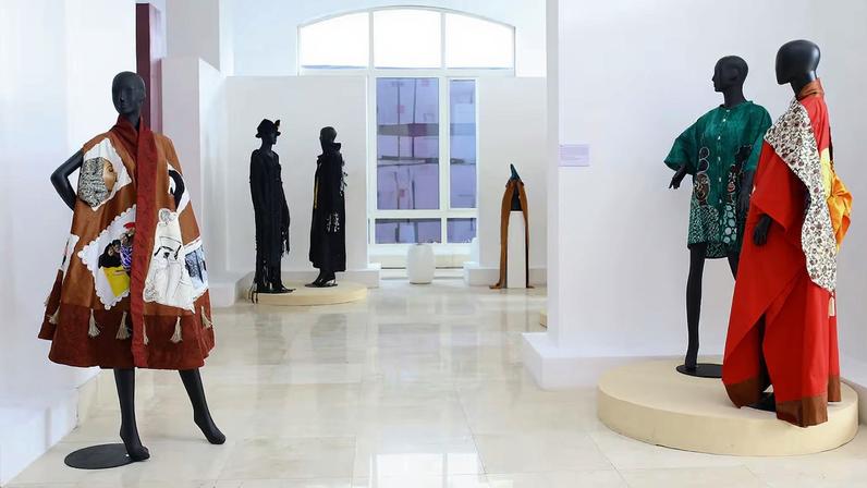 Fashion brands including Nakoi (The Or Foundation), Wote Ki and Mitimeth on display at Woven Threads, an annual event focused on advancing responsible production and sustainable design in Africa, held in Lagos, Nigeria from Apr. 9 to 12, 2026.