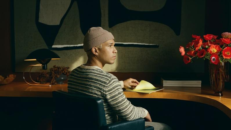 Sabi’s neural interface is worn like a beanie.