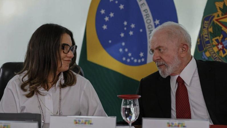 Na imagem, o presidente Luiz Inácio Lula da Silva (PT) com a primeira-dama Janja Lula da Silva