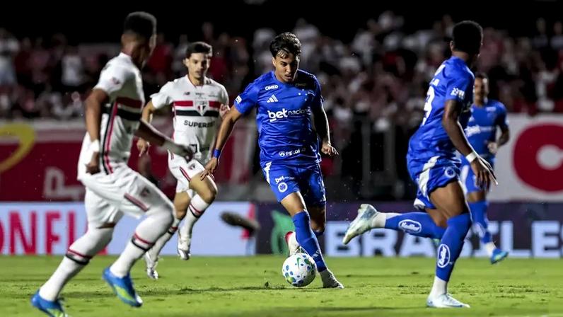São Paulo x Cruzeiro pelo Brasileirão de 2026 (Foto: Marco Miatelo/AGIF/Folhapress)