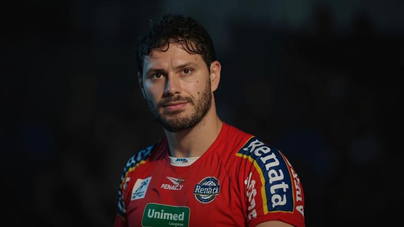 Bruninho na semifinal da Superliga Masculina 25/26 (Foto: Pedro Teixeira/ Vôlei Renata)