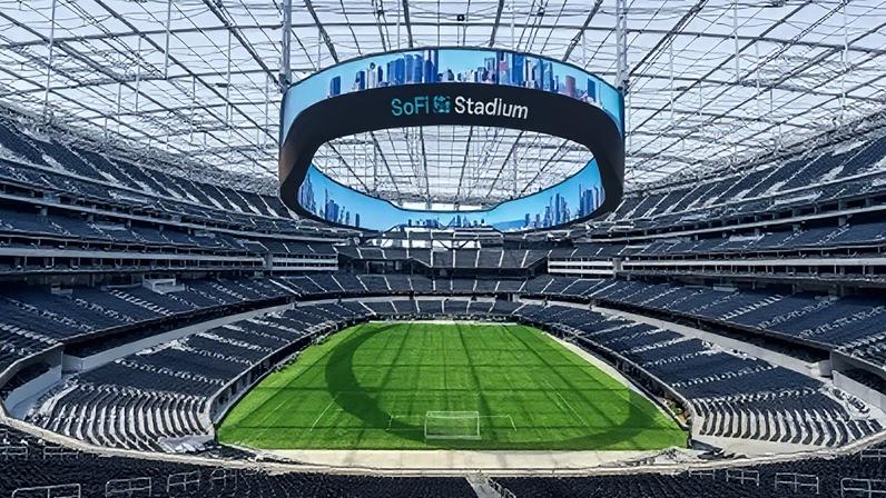 SoFi Stadium, em Inglewood, nos arredores de Los Angeles, na Califórnia, nos Estados Unidos