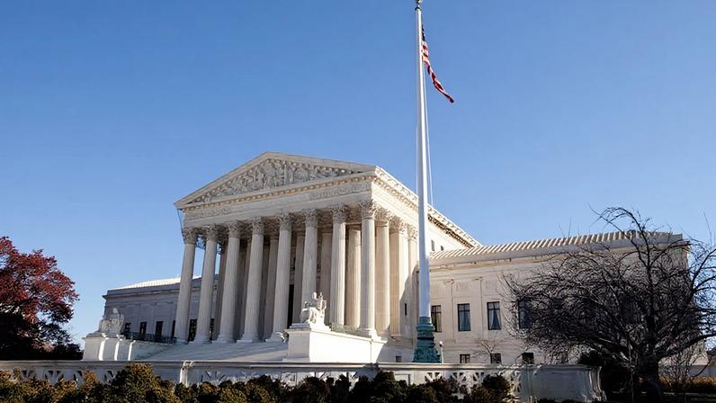 Na imagem, a Suprema Corte dos Estados Unidos