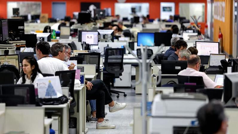 Ranking Mundial da Liberdade de Imprensa mostra Brasil na 52º colocação de 180 países avaliados; na imagem, a redação do 'Estadão' Foto: Tiago Queiroz/Estadão