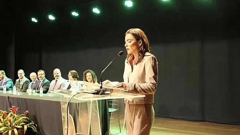 A delegada da Polícia Federal Tatiana Alves Torres