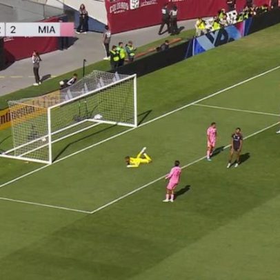 Messi corta para dentro e acerta o ângulo, garantindo vitória ao Inter Miami