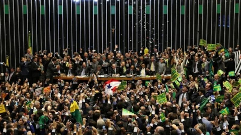 Votação do impeachment da presidente Dilma Rousseff no plenário da Câmara