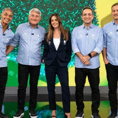 Bastidores da transmissão do último Dérbi com Paloma Tocci