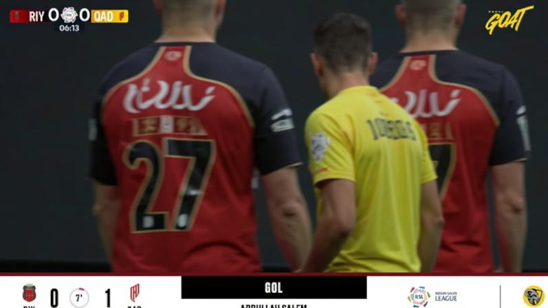 Al Riyadh - Al Qadisiya 0 - 1 | GOL - Abdullah Salem