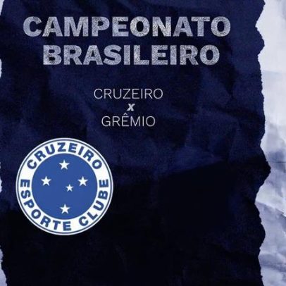 Cruzeiro x Grêmio: horário, transmissão e escalações pelo Brasileirão