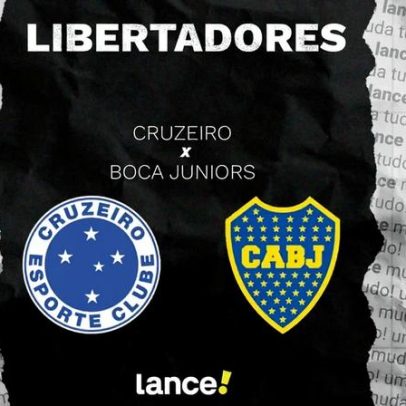 Cruzeiro x Boca Juniors: horário, transmissão e escalações pela Libertadores