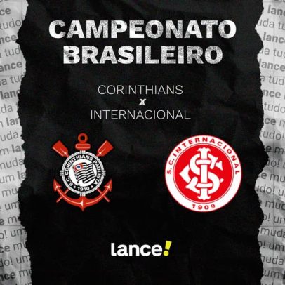 Corinthians x Internacional: onde assistir, horário e prováveis escalações