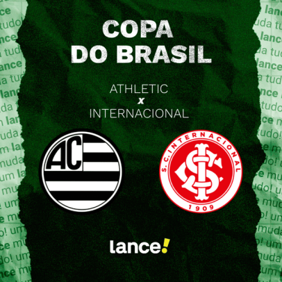 Athletic x Internacional: onde assistir, horário e escalações da Copa do Brasil