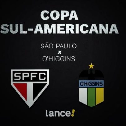 São Paulo x O'Higgins: horário e escalações pela Copa Sul-Americana