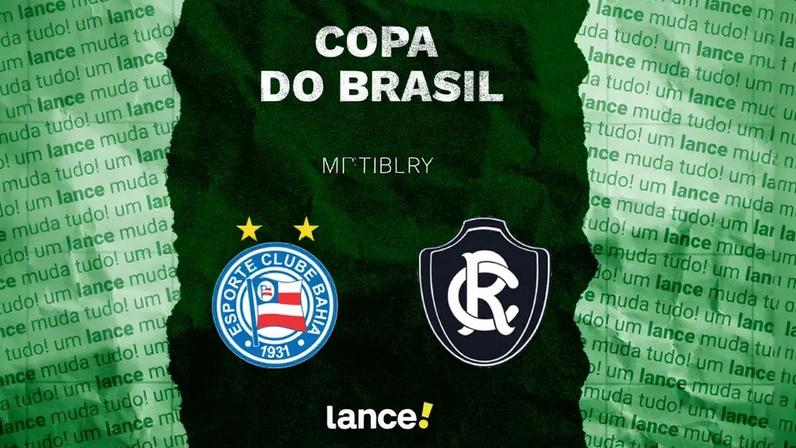 Bahia e Remo se enfrentam pela Copa do Brasil (Arte / Lance!)