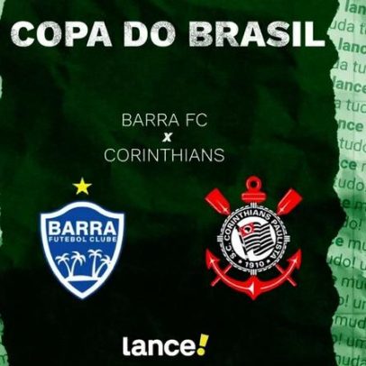 Barra x Corinthians: onde assistir e prováveis titulares pela Copa do Brasil