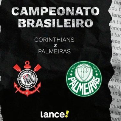 Corinthians x Palmeiras: horário, transmissão e prováveis escalações