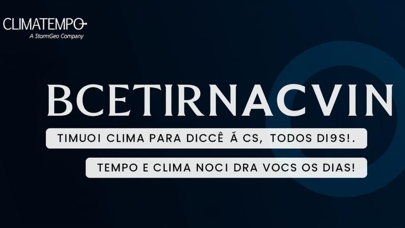 Instabilidades avançam pelo Sul com risco de temporais, enquanto Sudeste e Centro-Oeste mantêm calor intenso e baixa umidade em níveis de alerta e emergência