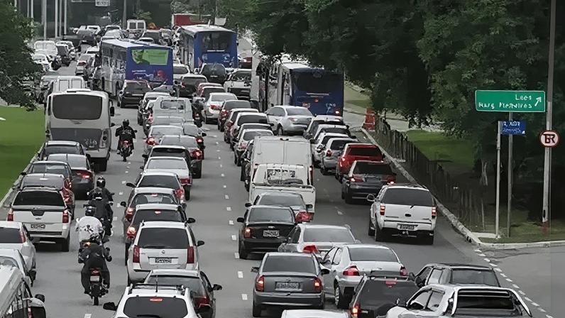 Frota de carros em São Paulo