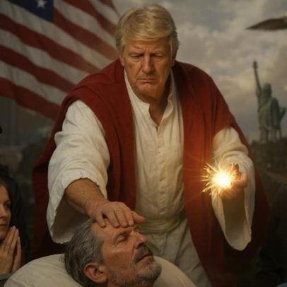 Trump apaga foto que havia publicado como Jesus