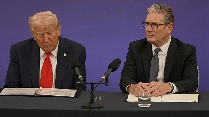 Donald Trump e Keir Starmer