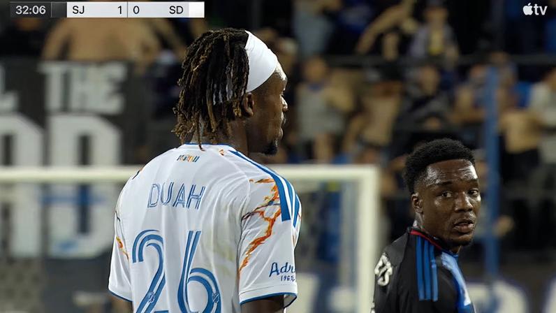 San Jose Earthquakes - San Diego FC 2 - 0 | CARTÃO VERMELHO - Manu Duah