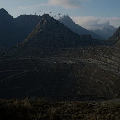 Dimensões das maiores minas de ouro do mundo