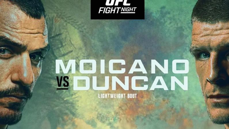 Card oficial para o UFC Vegas 115: Moicano x Duncan (Foto: Divulgação)
