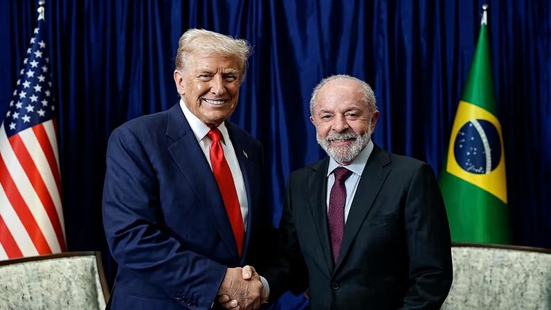 Lula falou em assistir jogo ao lado de Trump e do primeiro-ministro alemão, Friedrich Merz
