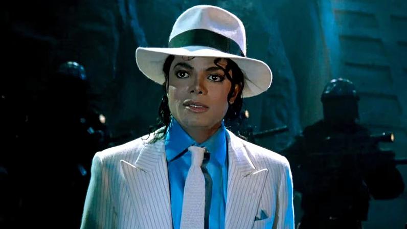 Michael Jackson em cena de 'Moonwalker', de 1988