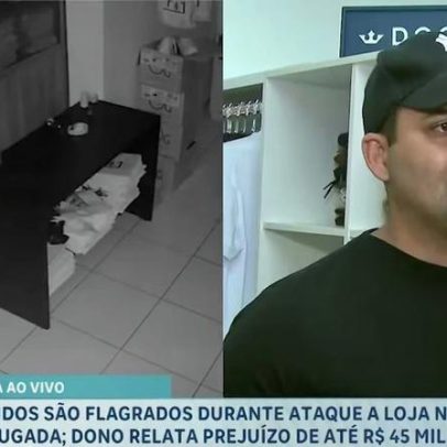Loja de roupas e sapatos é alvo de criminosos na madrugada no Jardim Sumaré