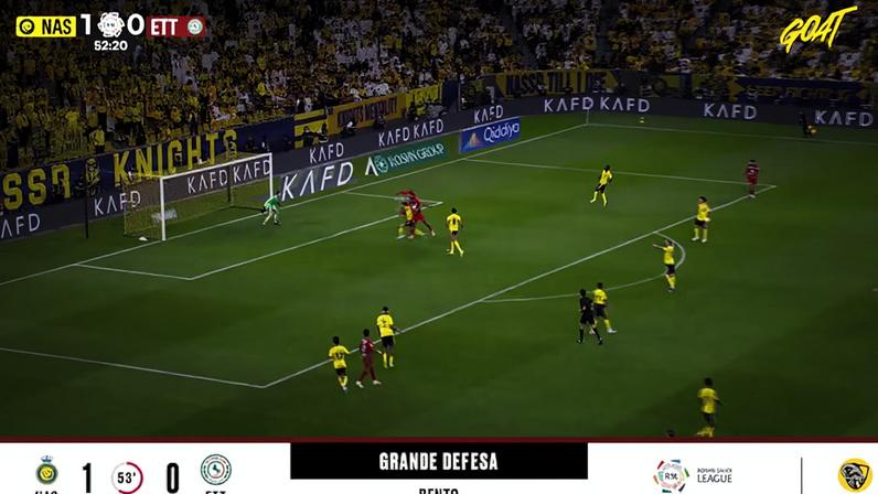 Al Nassr vence Al Ettifaq por 1 a 0 com defesa de Bento