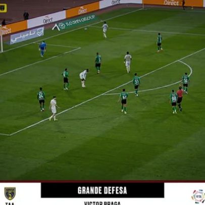 Al Taawoun vence Al Najma por 1 a 0 com gol de Mohammed Kuwaykibi